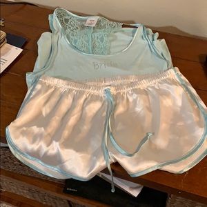 Bride Tank and Shorts